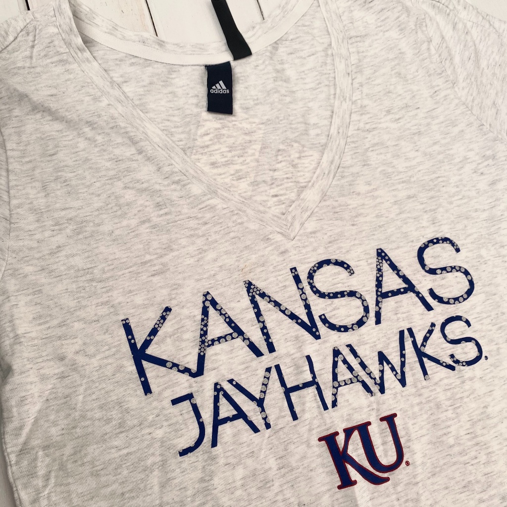 Adidas Ncaa Women’s Kansas Jayhawks Tee Shirt